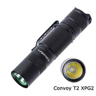 ไฟฉายLED ขนาดเล็กแบบพกพา Convoy T2 XP-G2 320LM Mini LED Flashlight