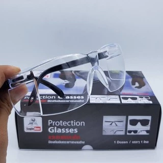 แว่นตากันสะเก็ด เเว่นตากันลม เเว่นตานิรภัย เเว่นตาช่างเชื่อม Eagle One Safety Glasses รุ่น G3000 สีใส สีดำอ่อน สีดำเข้ม
