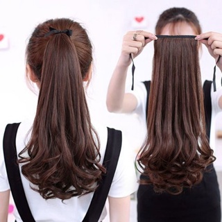 พร้อมส่ง🔥แฮร์พีช หางม้าปลายลอน