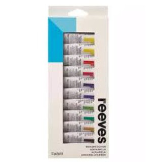 สีน้ำ Reeves (Water Colour) 12 สี ขนาด 10 มล.