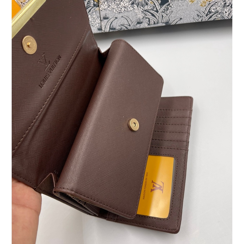 กระเป๋าสตางค์ ผู้หญิง ใบยาว แบบพับ 7.5 นิ้ว พร้อมส่ง - รูปที่ 6