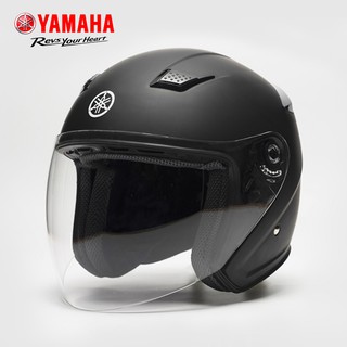 Yamaha หมวกกันน็อคแบบครึ่งหน้าสําหรับรถจักรยานยนต์สกูตเตอร์