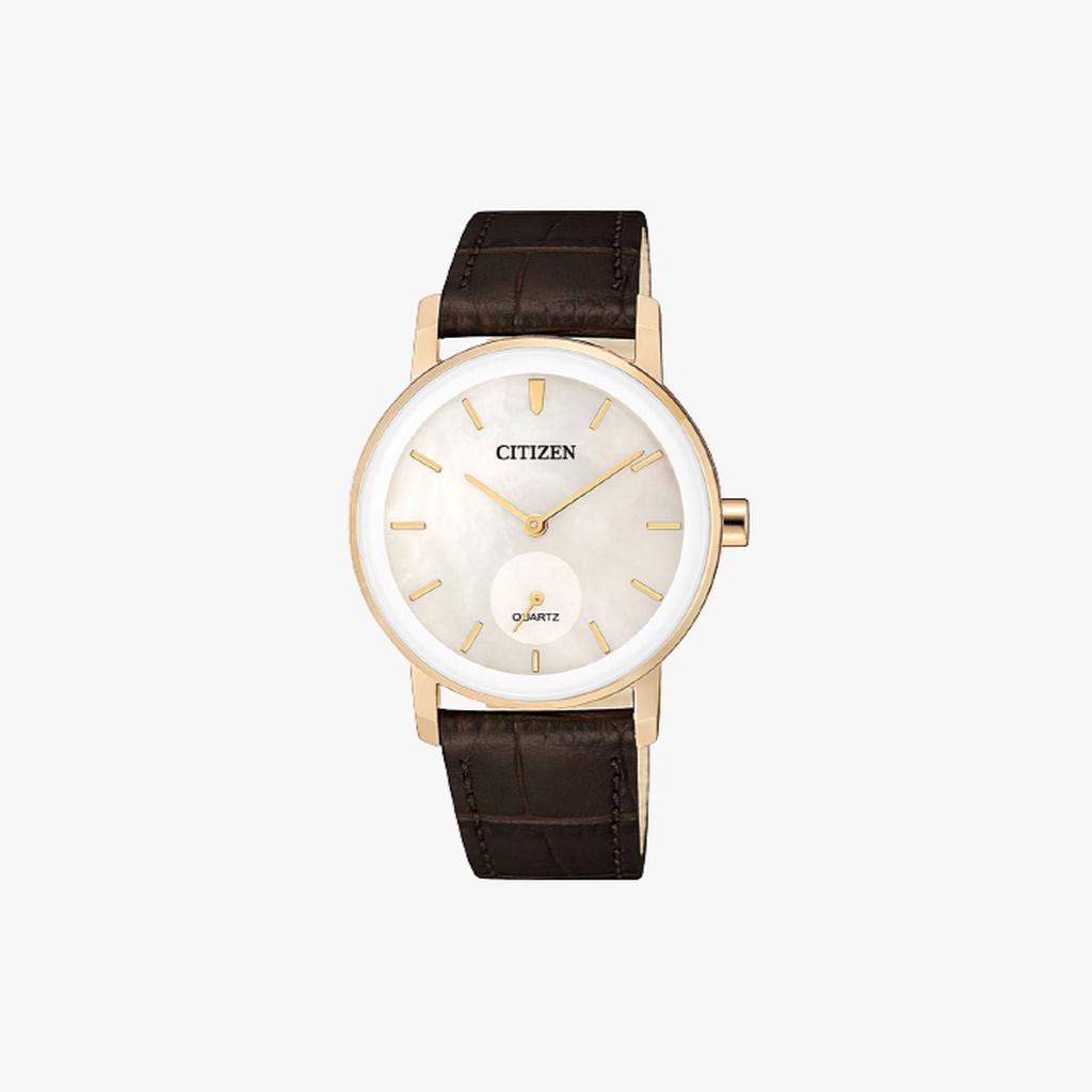 [ประกันร้าน] CITIZEN นาฬิกาข้อมือผู้หญิง AQ Mid Mother of Pearl Watch รุ่น EQ9063-04D