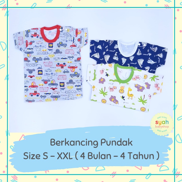 3 ชิ้น (S-XXL MOTIF) BABY BOYS SHORT-SLEEVED เสื้อยืดด้านบนสําหรับ NEWBORN BABY BOY 0 3 6 12 MONTHS 
