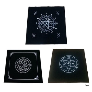 Iwo ผ้าปูโต๊ะผ้าสักหลาดลาย Tarot Pagan Altar ขนาด 50X50 ซม. สําหรับตกแต่งบ้าน