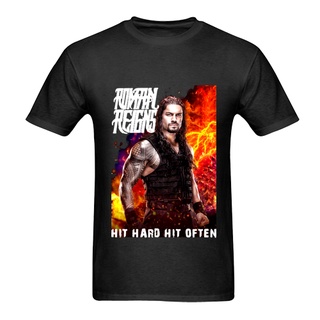 เสื้อยืดคอกลม ลาย Roman Reigns SmackdownS-5XL