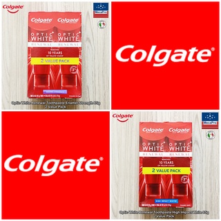 Colgate® Optic White Renewal Toothpaste 85g - 2 Value Pack ยาสีฟัน คอลเกต ฟันขาว ขจัดคราบเหลือง