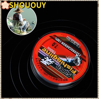 SHOUHOU สายเชือกไนล่อนฟลูออโรคาร์บอน PA 0.8-6LB 100% ยาว 100 เมตร ทนทาน คุณภาพสูง สําหรับตกปลา