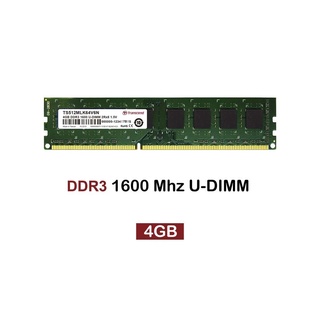 Transcend Ram-Memory DDR3-1600  4GB :รับประกันตลอดอายุการใช้งาน- มีใบกำกับภาษี-TS512MLK64V6N