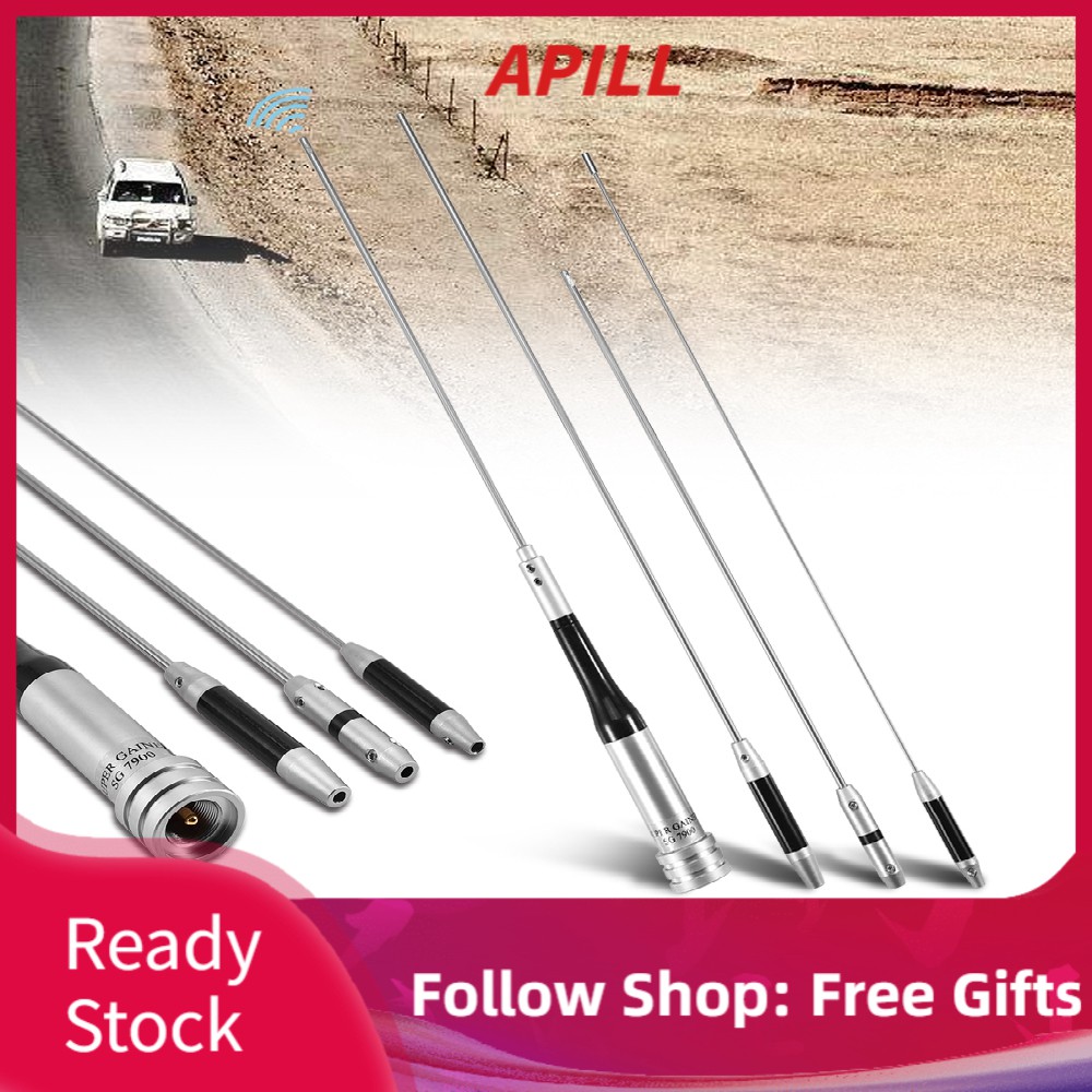 [ผู้ขายแนะนํา] U/V Dual Band Car Antenna Diamond SG7900 Mobile Aerial 144/430Mhz High Gain