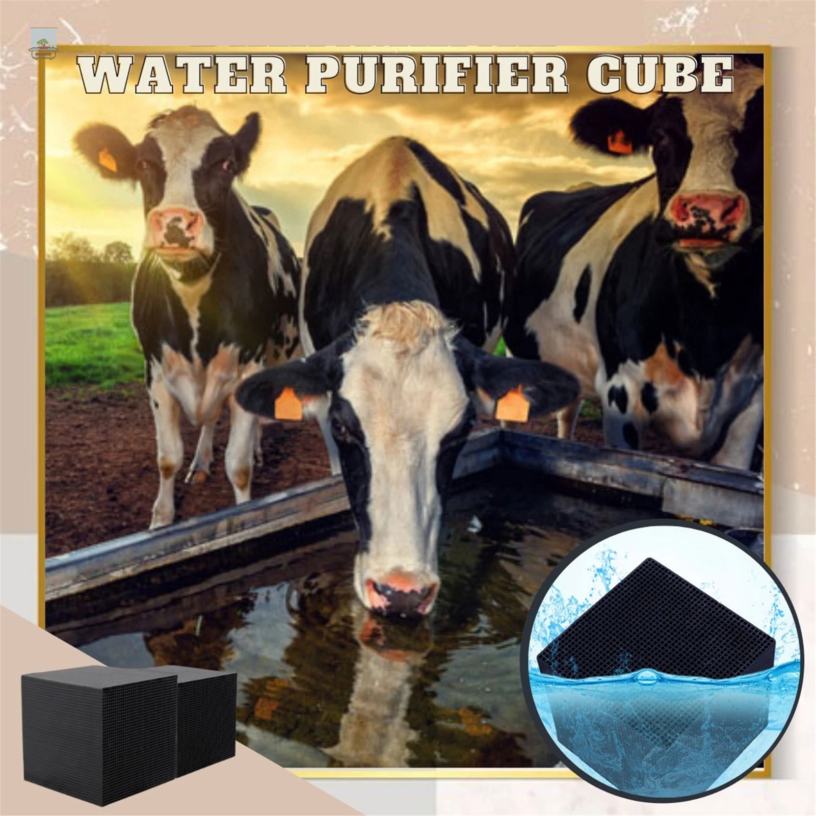 NU Water Purifier Cubes Activate Carbon HighEfficiency Water