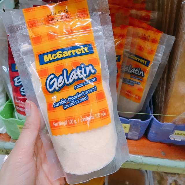 ผงเจลาติน gelatin ตรา mcgarrett Shopee Thailand