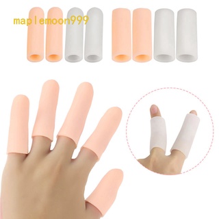 ปลอกสวมนิ้ว ซิลิโคนเจล ป้องกันนิ้วมือนิ้วมือนิ้วมือ 4 ชิ้น ต่อชุด