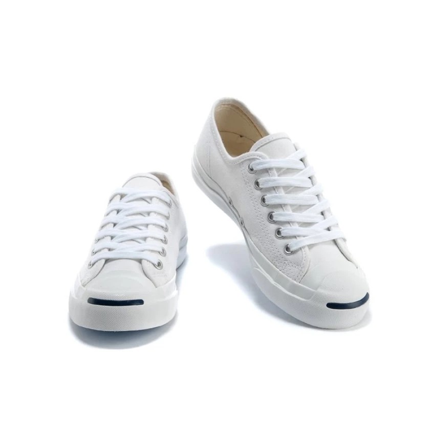 SIZE39-44 รองเท้าสไตส์Converse ยี่ห้อLEO/โกสซีตี้ รองเท้าผ้าใบ หัวแจ็ค สีขาว - รูปที่ 2
