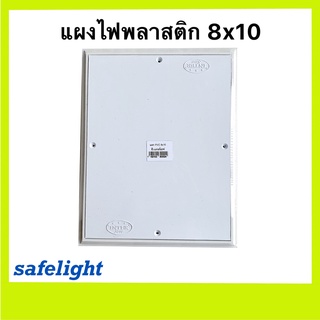 แผงไฟพลาสติก แผงไฟ 8×10" ยี่ห้อ Inter save