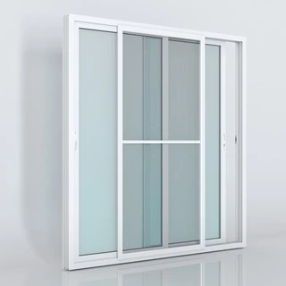 HOFFEN ประตูบานเลื่อน ประตูกระจก uPVC พร้อมมุ้ง (ส่งตรงจากบริษัทผู้ผลิตโดยตรง)