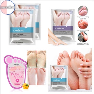 [xijing-cod] RtopR woman Mild Non-irritatingExfoliating Foot Mango milk Lavender Moisturizing Foot Mask