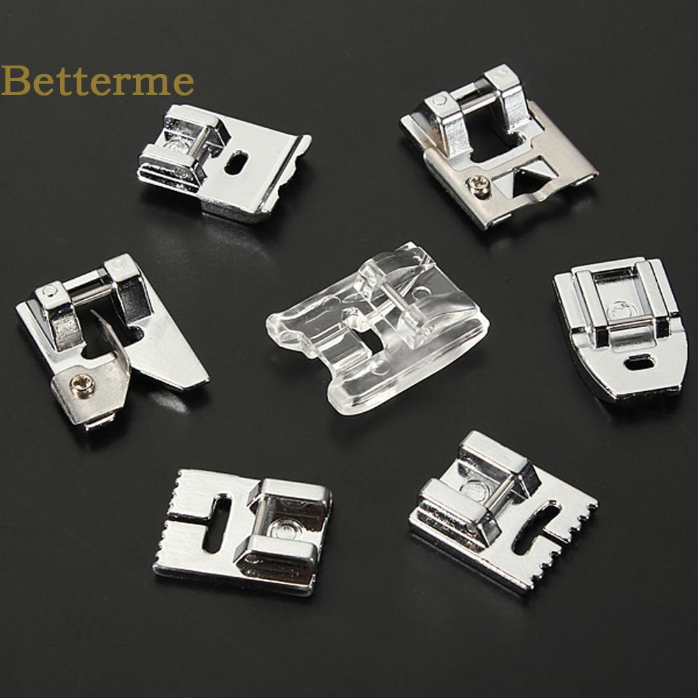 Home♡32 PCS Domestic Sewing Machine Foot Feet Snap On For Brother