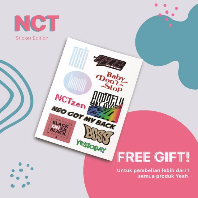 ชุดสติ๊กเกอร์ NCT2018