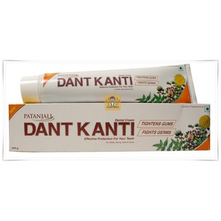 ยาสีฟัน ดัน กานติ จากอินเดีย สูตรธรรชาติ (200 กรัม) -- Dant Kanti Tooth Paste (Natural) (200 Grams) -- หมดอายุ ปี 2024