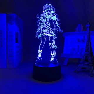 โคมไฟกลางคืน Led ลายการ์ตูนอนิเมะมังงะ 3d Ump 45 สําหรับตกแต่งห้องนอนเด็ก