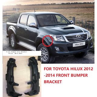 Toyota Hilux Kun25/26 ตัวยึดกันชนหน้า ด้านข้าง 1 คู่ ปี 2012-2015