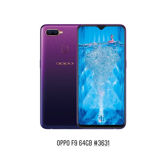 Oppo F9 ความจุ 64GB สี  Starry purple  [มือสอง สภาพ  90% เครื่องศูนย์TH]