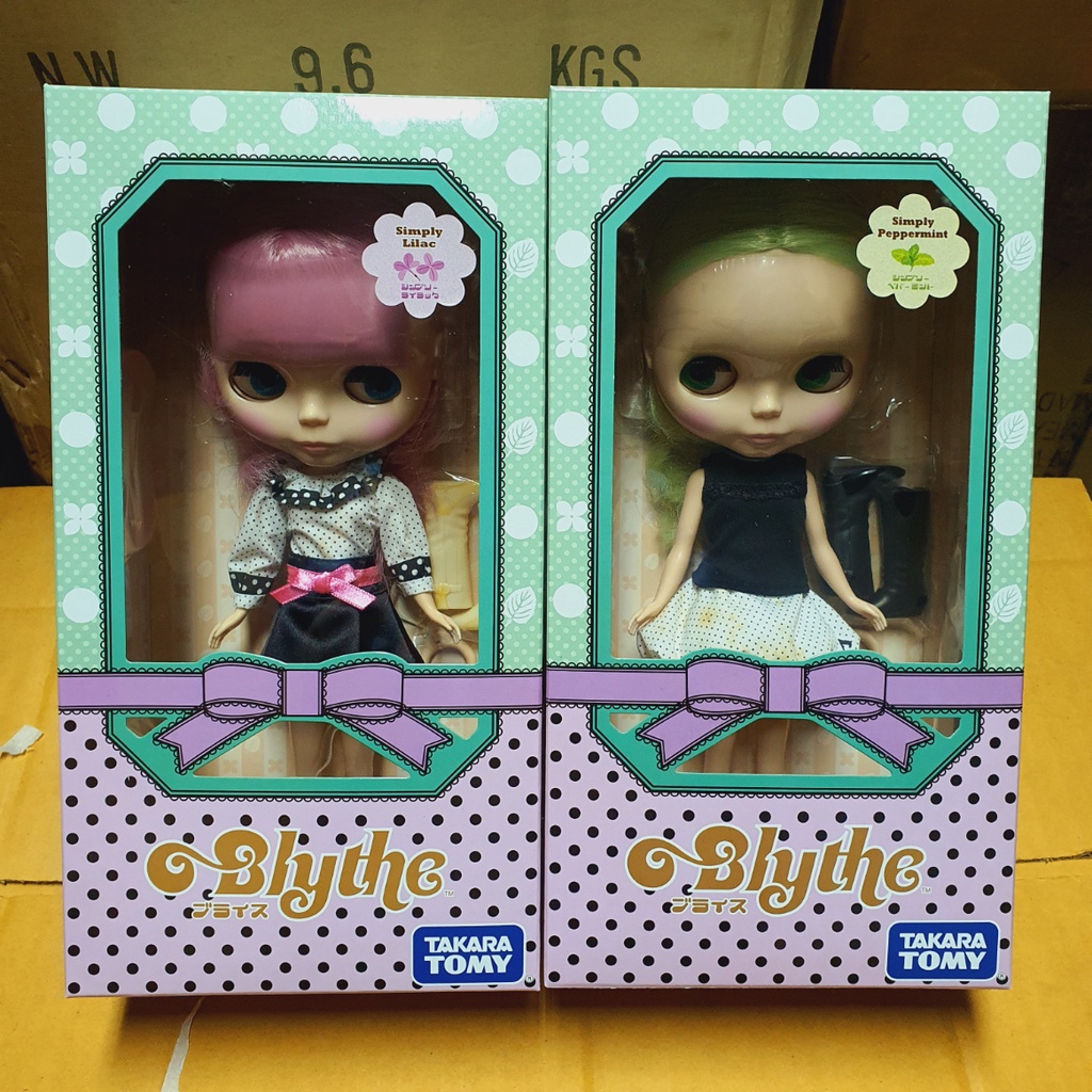 RARE Takara Tomy Neo Blythe Doll Simply Blythe Lilac and Peppermint 1/6 ตุ๊กตาบลายธ์ เปบเปอร์มิ๊นต์ ไลแลค