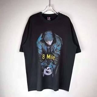 GIANT TEE JAYS 8 MILE "EVERY MOMENT IS ANOTHER CHANO" VINTAGE T-SHIRT เสื้อยืดคอกลมแขนสั้น เสื้อวินเทจ สกรีนตัวหนังสือ