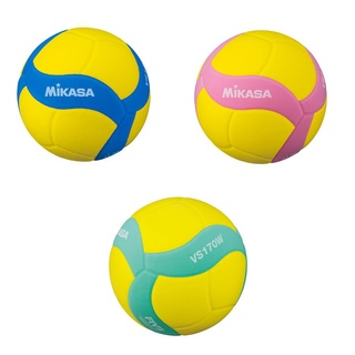 (ของแท้ 100%)MIKASA Collections วอลเลย์หนัง Kids Volleyball EVA#5 th รุ่น SKV5/VS170W