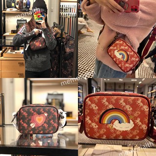 ของแท้ใหม่ COACH G88264 ผู้หญิงหนังกระเป๋ากล้องกระเป๋าสะพาย