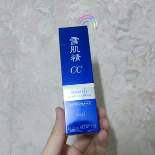 🛵🛵พร้อมส่ง ของแท้💯จากเคาน์เตอร์ไทย ซีซีครีมปรับสีผิว KOSE SEKKISEI White CC Cream 26 ML.