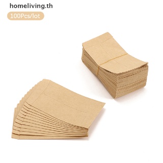 Home ถุงกระดาษคราฟท์ ขนาด 8*12 ซม. สําหรับใส่เมล็ดพันธุ์ ซองจดหมาย 100 ชิ้น