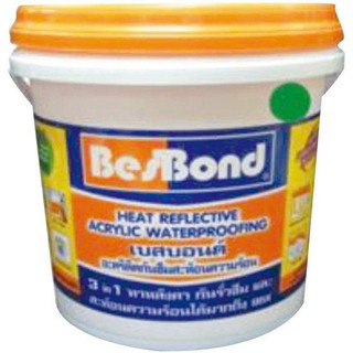 4KG GRAY WATERPROOFING HIGH ELASTIC ACRYLIC อะคริลิกกันซึม B.BOND SUNBLOCK 4KG GRAY วัสดุกันซึม เคมีภัณฑ์ก่อสร้าง วัสดุก