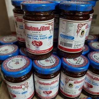 น้ำพริกเผา ตราแม่ประนอม ขนาด 114 กรัม น้ำพริกเผาไทย thai chilli paste maepranom