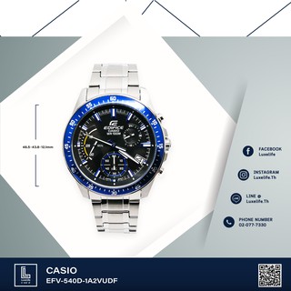 นาฬิกาข้อมือ casio รุ่น EFV-540D-1A2VUDF