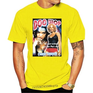 เสื้อยืดโอเวอร์ไซส์ขายดี เสื้อยืดลําลอง แขนสั้น คอกลม พิมพ์ลาย Doo Wop That Thing Black Fugees Reprint สไตล์คลาสสิก สําห