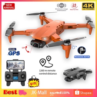 L900pro 1200M 4K โดรน อาร์ซี Dual กล้อง GPS 5G WIFI FPV แบบเรียลไทม์ Brushless มอเตอร์ระยะทาง SG906 PRO L900 pro Drone