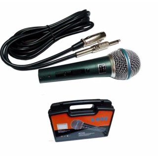 A-ONE BETA58 Microphone ไมค์พร้อมสาย ไมโครโฟน ร้องเพลง/พูด คาราโอเกะ Dynamic