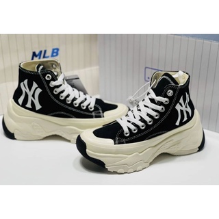 รองเท้าผ้าใบหุ้มข้อ CHUNKY HIGH ACCESSORY UNISEX CHUNKY HIGH SHOES 32SHU1111 50L NEW YORK YANKEES สีดำ