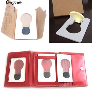 Gregorio Mini Folding Portable Pocket Card ไฟฉาย LED ไลท์ไฟฉายไฟฉาย