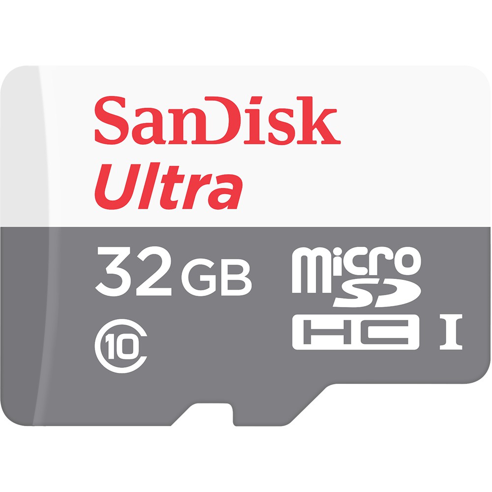 การ์ดหน่วยความจำยี่ห้อ SANDISK ULTRA MICRO SDHC UHS-I CLASS 10 100MB 32GB/64GB128GB สินค้ารับประกันศูนย์5ปี
