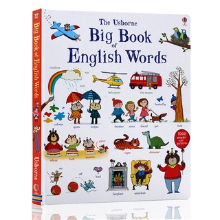 หนังสือภาษาอังกฤษ The Usborne Big Book of English Words เสริมการเรียนรู้ สําหรับเด็ก