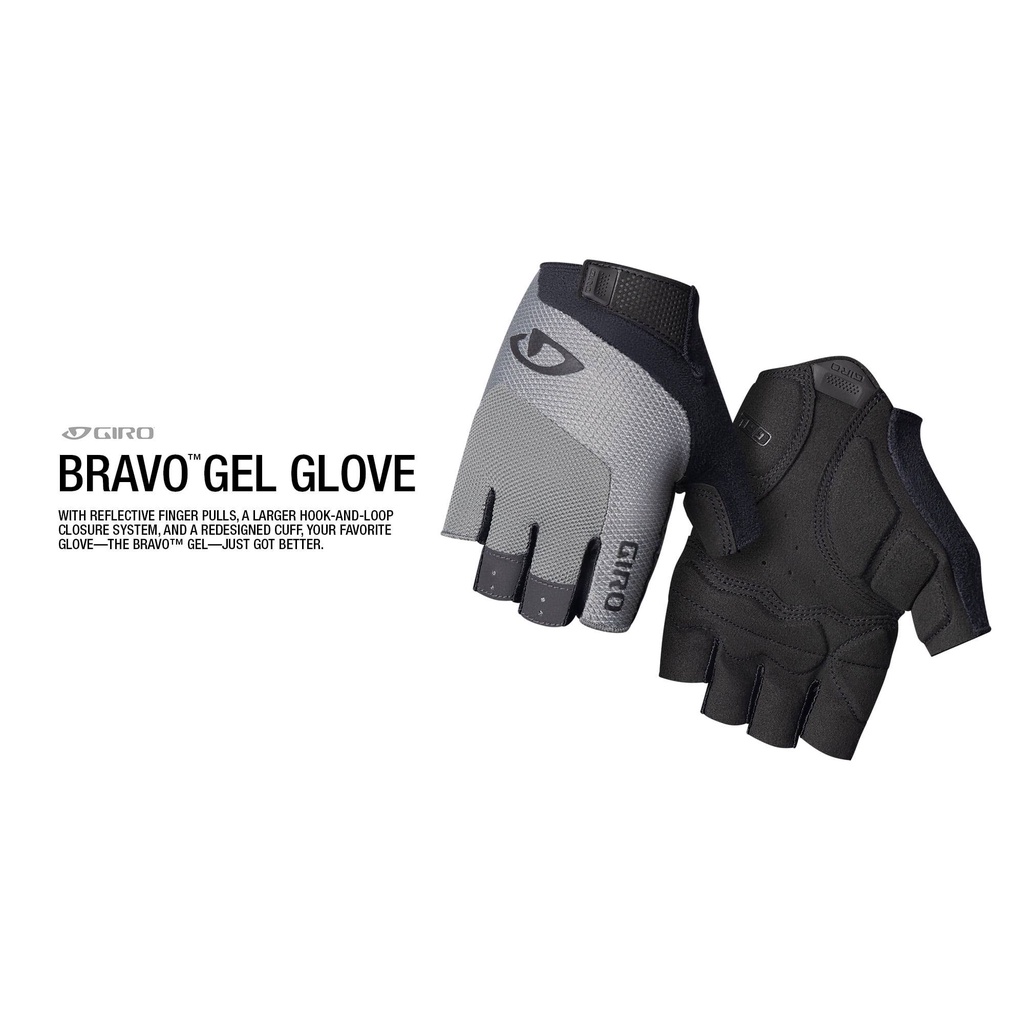 Giro ถุงมือจักรยาน รุ่น Bravo™ Gel หนังแกะ ของแท้!!! gC7v