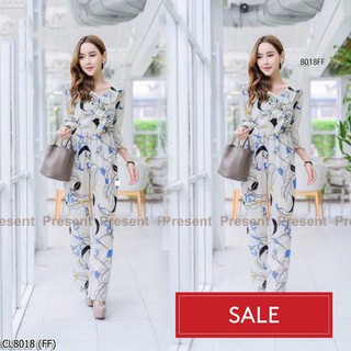 [ สีครีม ] เพลล์สูทลายใบไม้ งานสสวยใส่สบายๆจ้าา พร้อมส่ง