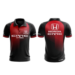 MOTOSHIRT HONDA HON-A03-22 เสื้อคอปกแขนสั้น