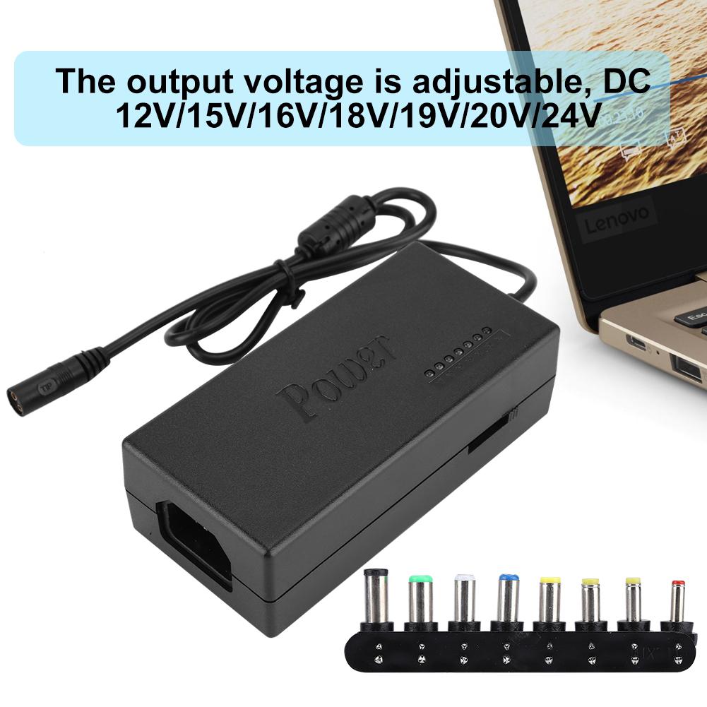 ❀YIMEN READY❀12-24V Adjustable Voltage 96W 7-speed Power Switch Adapter 100-240V EU