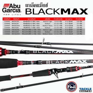 คันตีเหยื่อปลอม Abu Garcia Black Max คัน 2 ท่อน เหนียว ตีไกล ราคารวมค่าท่อ PVC แล้ว