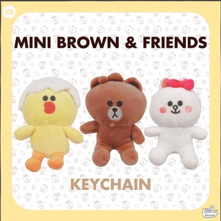 พวงกุญแจมินิไลน์ KEYCHIAN FLOBBY MINI BROWN &amp; FRIENDS
