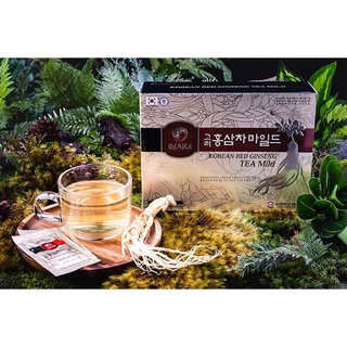 korea red ginseng tea ชาโสมแดงเกาหลี100ซอง บำรุงร่างกาย ชะลอความแก่ สร้างภูมิต้านทาน samsidae 3gX100ea 홈삼마일드